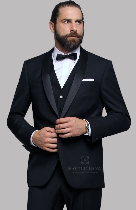 Tchaikovsky Black Tie Formal Suit Hire – Pollards Mens Apparel